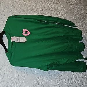 Pink long sleeve tee